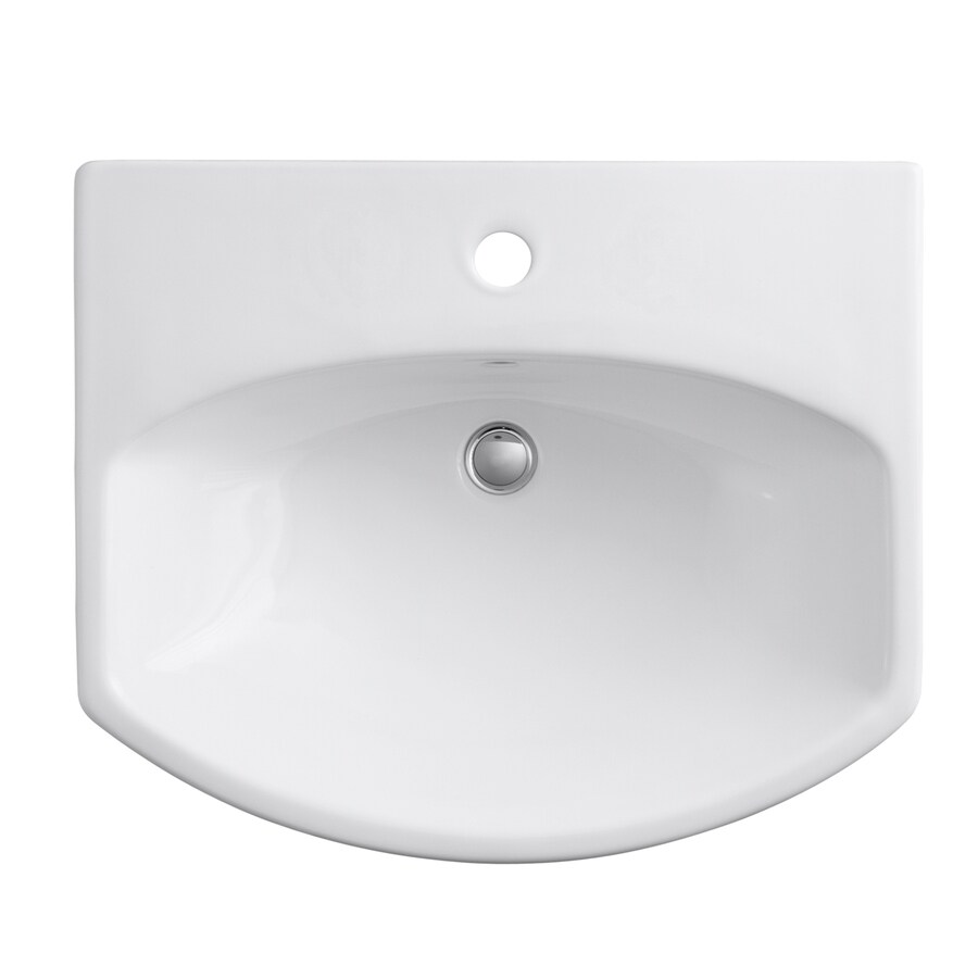 KOHLER Cimarron 34.5in H Black Black Vitreous China Complete Pedestal