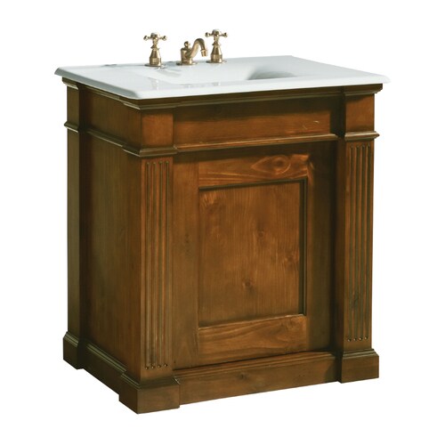 KOHLER Thistledown Sienna Traditional Knotty Pine Bathroom Vanity
