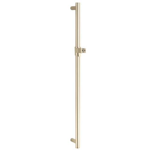 KOHLER Vibrant Polished Nickel Shower Slide Bar in the Bathroom