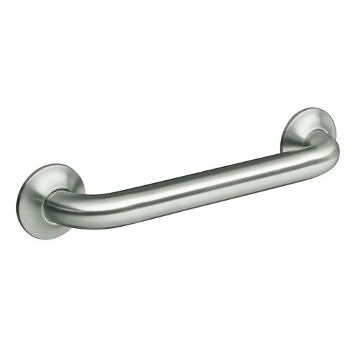 KOHLER Transitional 12in Vibrant Brushed Nickel Wall Mount Grab Bar in