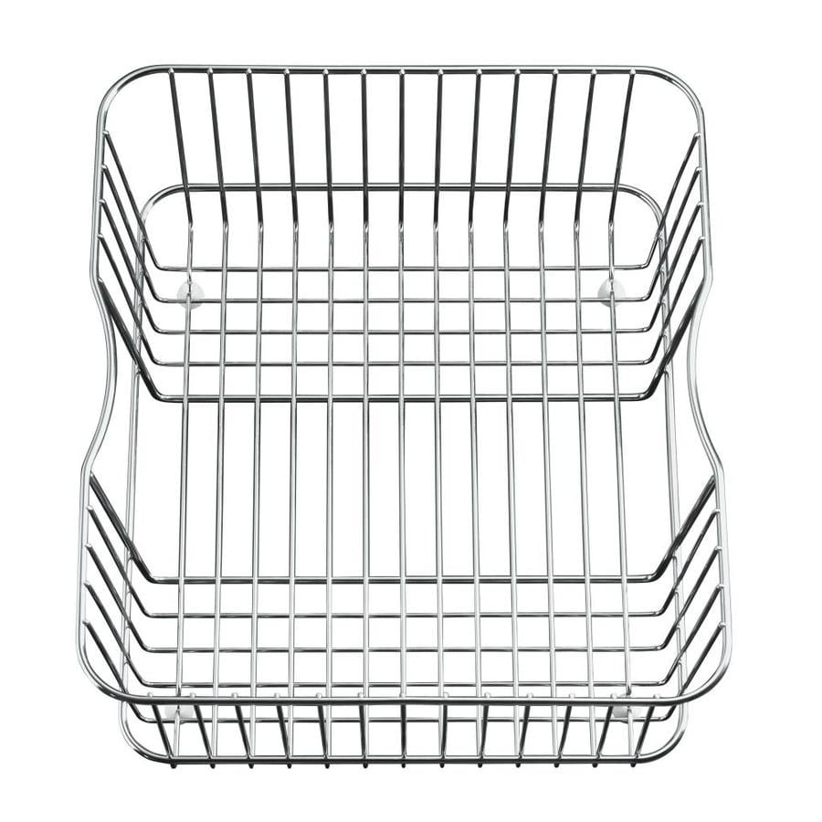 Rubbermaid 13.8-in W x 17.6-in L x 5.93-in H Metal Dish Rack at