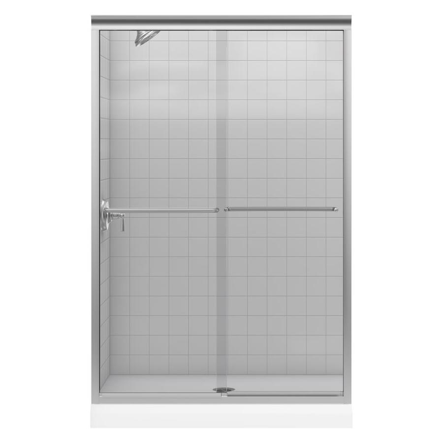 Shop KOHLER Fluence 44in to 47in Frameless Shower Door at Lowes.com