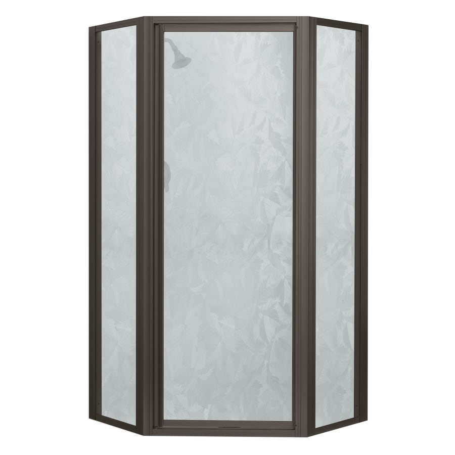 Sterling Dark Bronze NeoAngle Shower Door at