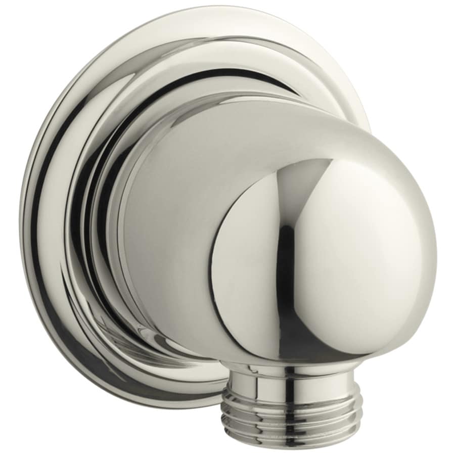 KOHLER Vibrant Polished Nickel Shower Arm and Flange at