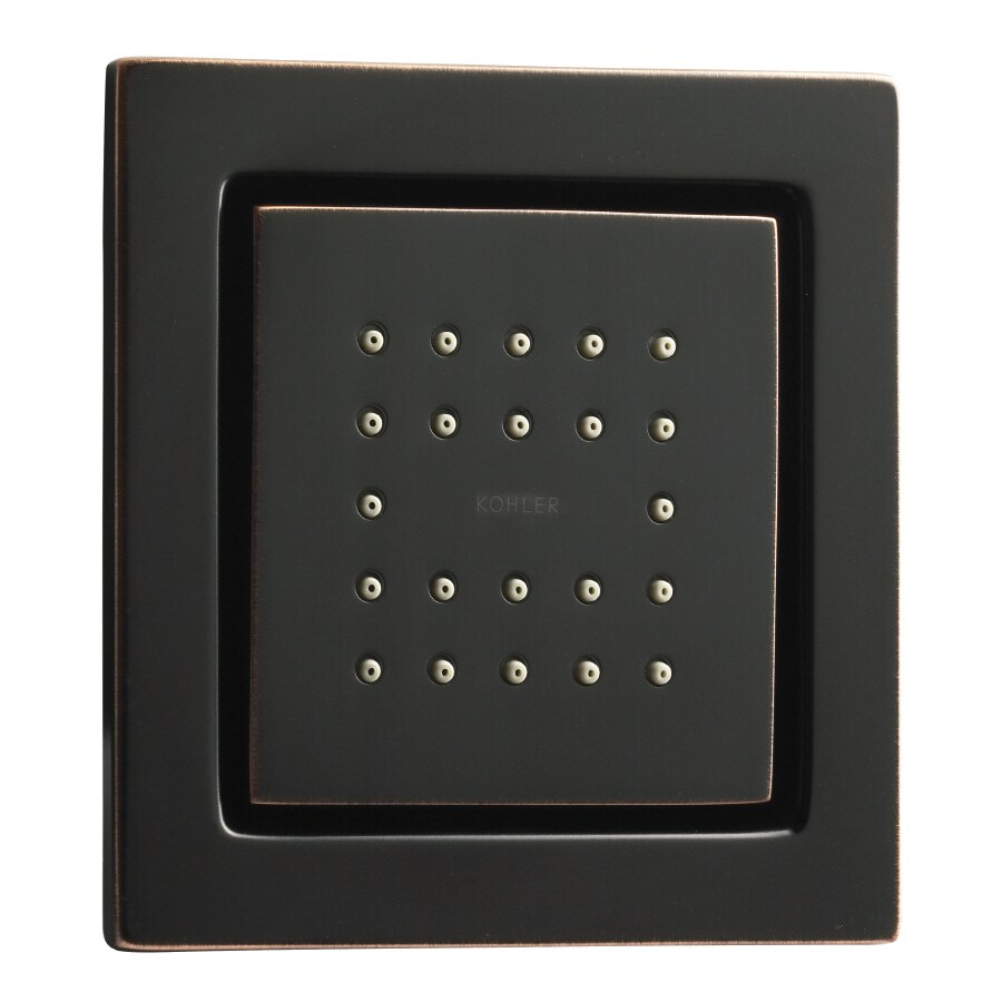 KOHLER WaterTile OilRubbed Bronze Shower Head (2.5GPM (9.5LPM) at