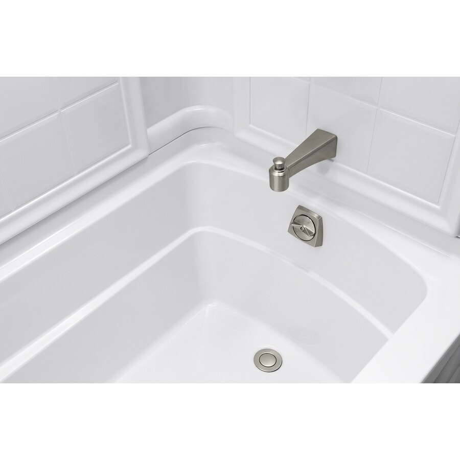 Sterling Ensemble AFD White 4Piece Bathtub Shower Kit 60in x