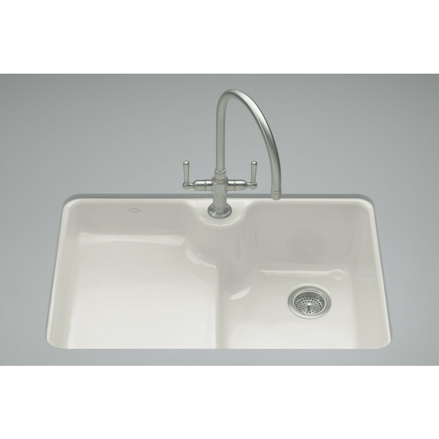 Kohler Carrizo Single Basin Undermount Enameled Cast Iron