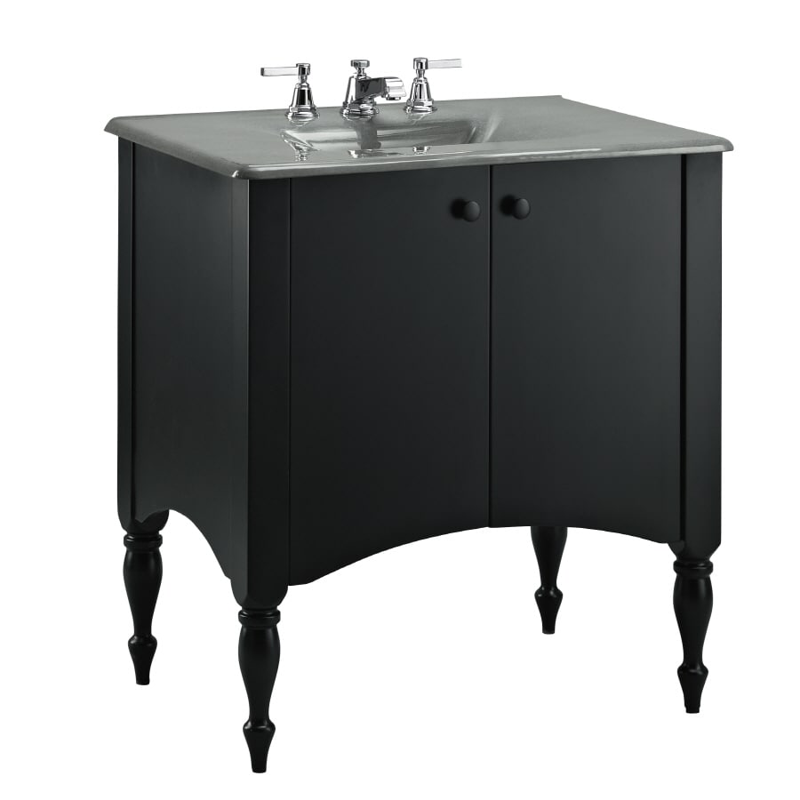 KOHLER Alberry 48-in Cinder Bathroom Vanity Cabinet at ...