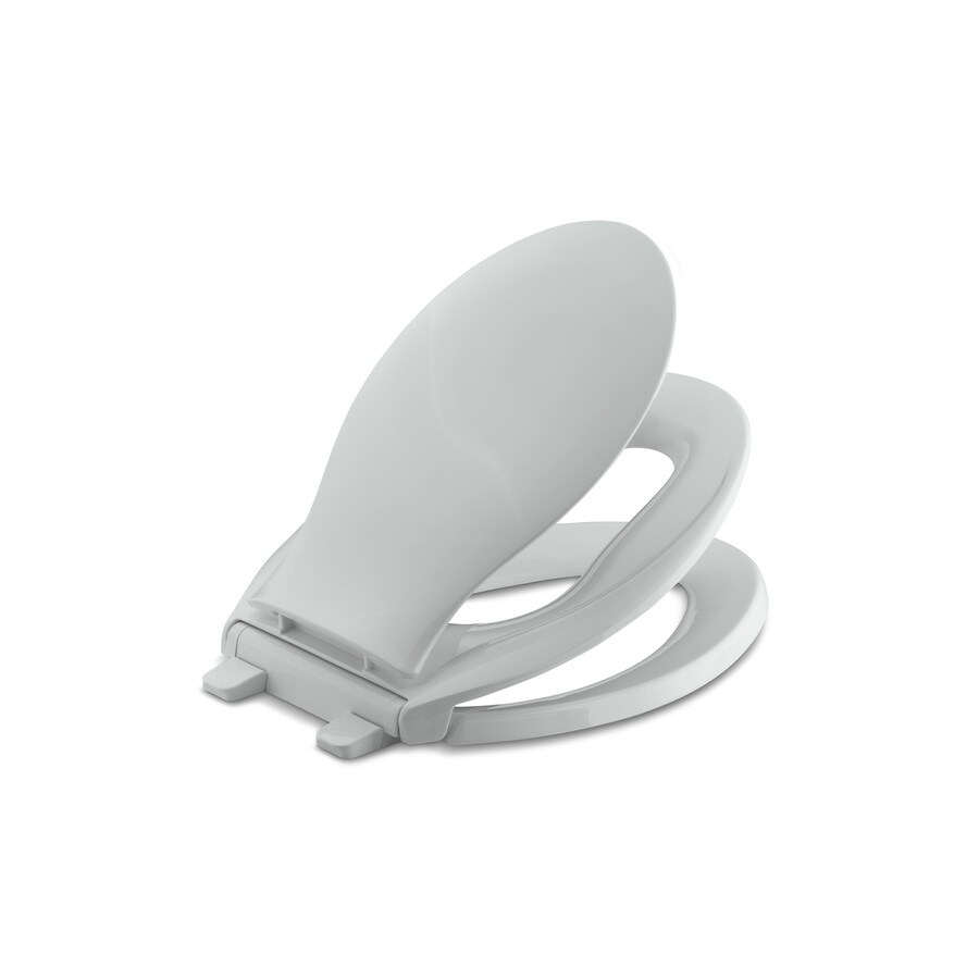 KOHLER GripTight Transitions Ice Grey Plastic Elongated SlowClose