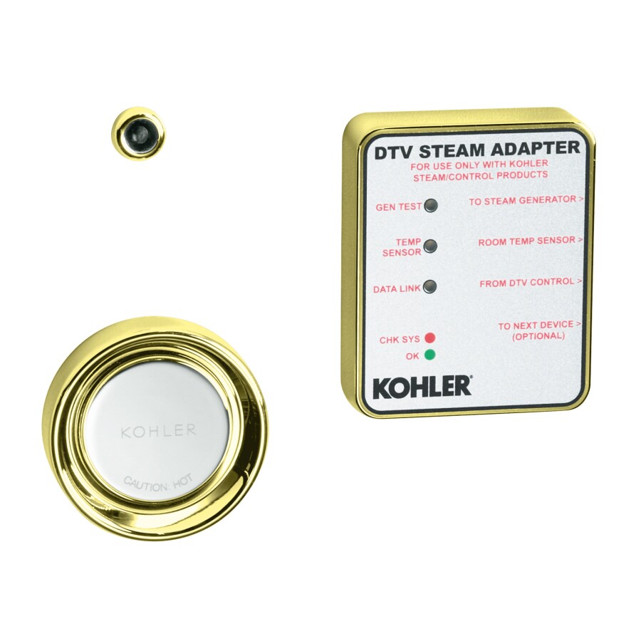 KOHLER French Gold Tub and Shower Steam Adapter Kit at Lowes.com