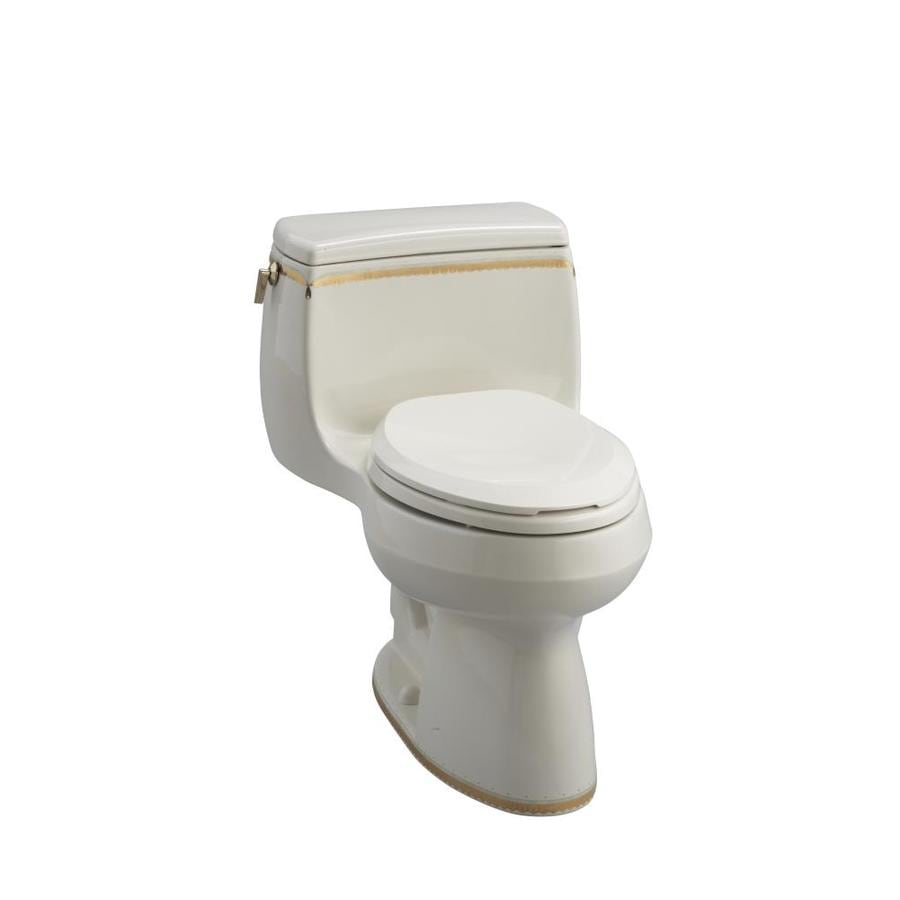 KOHLER Gabrielle Biscuit Elongated Chair Height 1Piece Toilet 12in RoughIn Size at