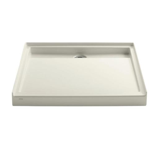 KOHLER Groove Biscuit Acrylic Shower Base 42in W x 42in L with Back