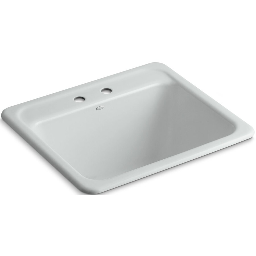 KOHLER Cast Iron Self-Rimming Laundry Sink at Lowes.com