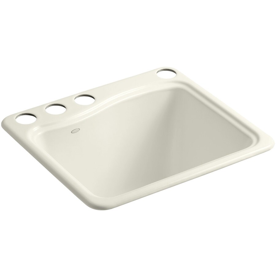 KOHLER Biscuit Undermount Cast Iron Laundry Sink at