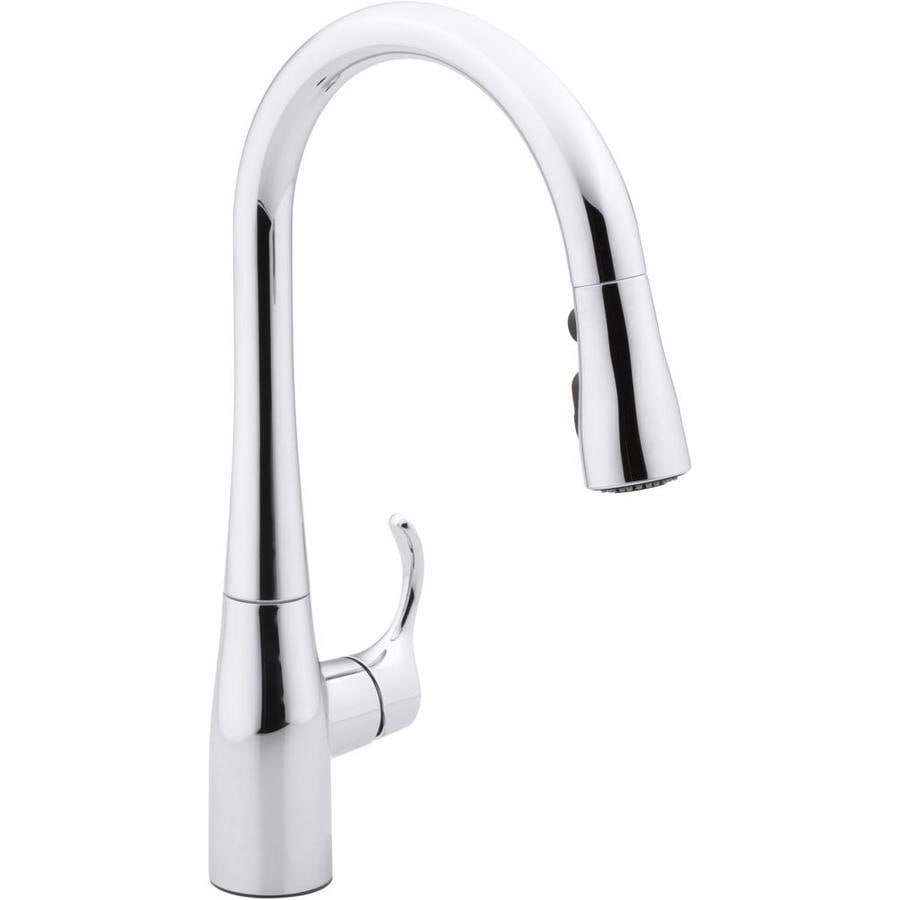 KOHLER Simplice Polished Chrome 1-Handle Deck Mount Pull ...