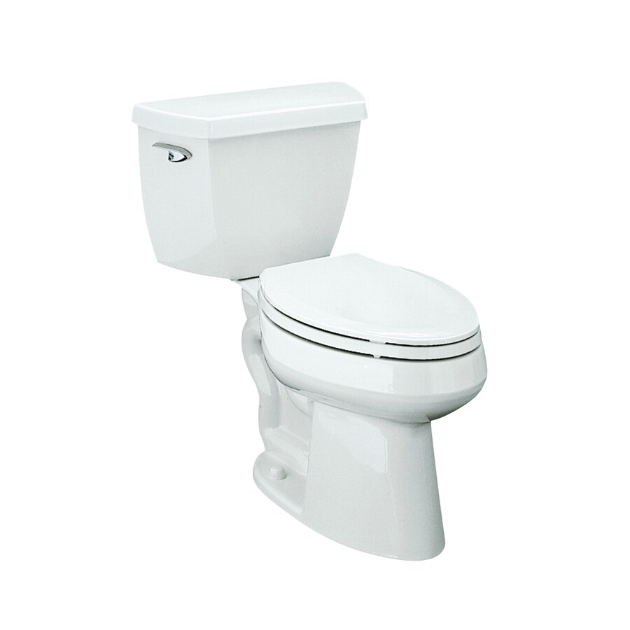 Shop KOHLER Highline 16 GPF 606 LPF White Chair Height 2 Piece