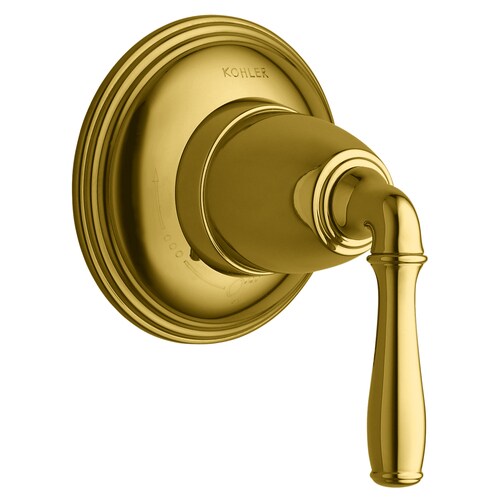 KOHLER Vibrant Polished Brass Lever Shower Handle at Lowes.com