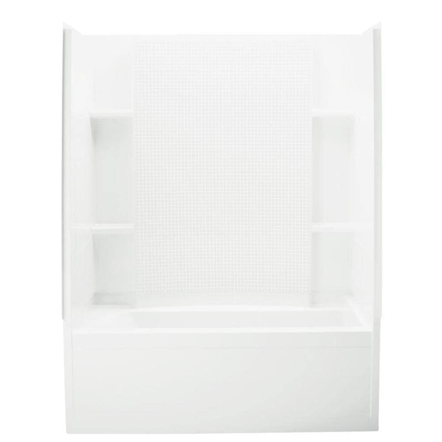Sterling Accord 4-Piece Bathtub Shower Kit (Common: 60-in x 36-in; Actual: 60-in x 36-in)