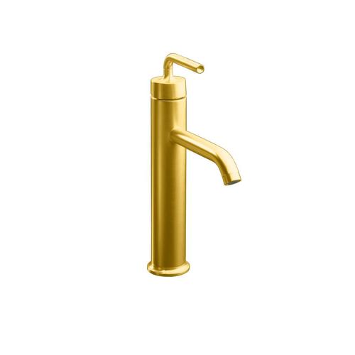 KOHLER Purist Vibrant Modern Brushed Gold 1handle Single Hole
