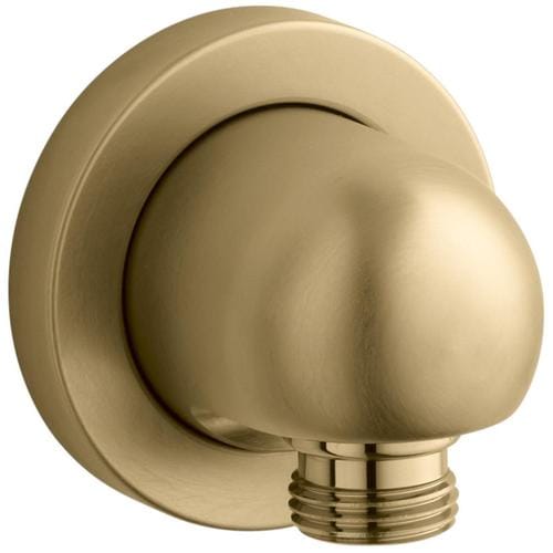 KOHLER 0.5in Vibrant Moderne Brushed Gold Shower Faucet Elbow in the Bathroom & Shower Faucet