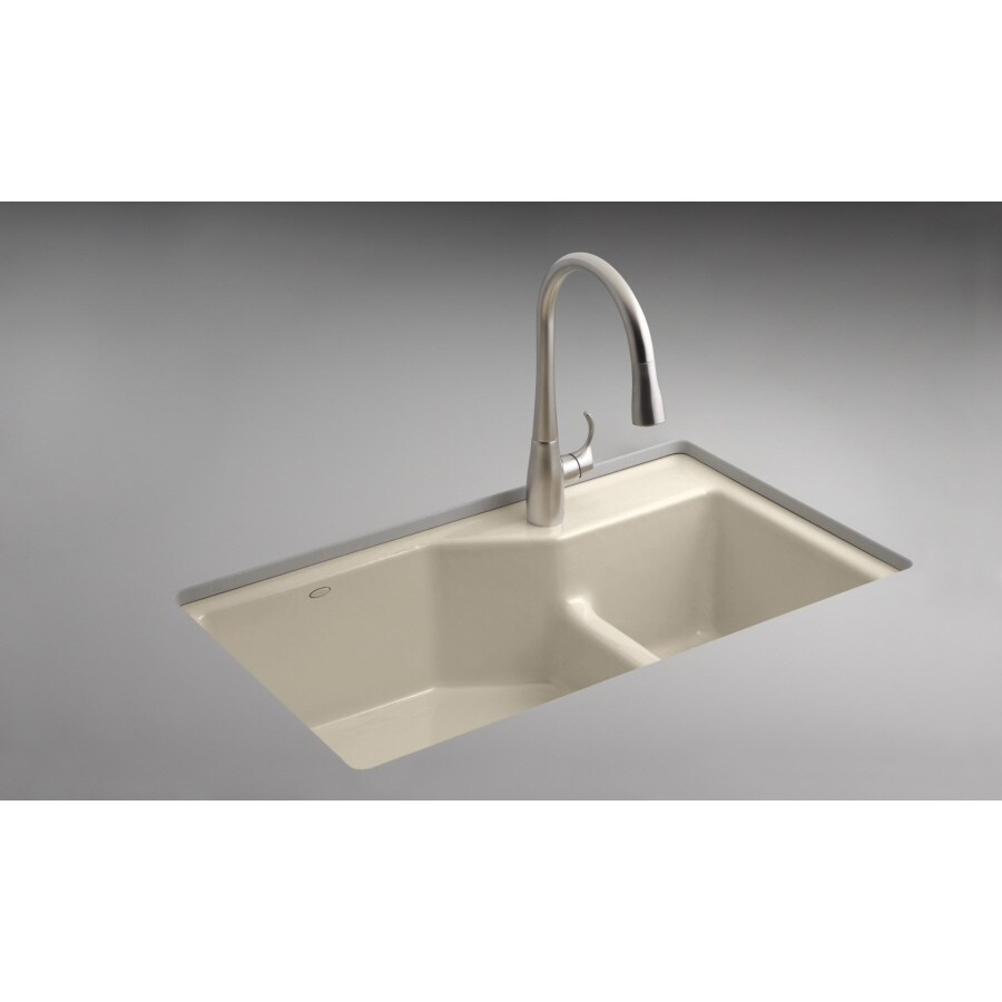 Kohler Indio Double Basin Undermount Enameled Cast Iron Kitchen Kohler Indio Double Basin Undermount Enameled Cast Iron Kitchen Sink
