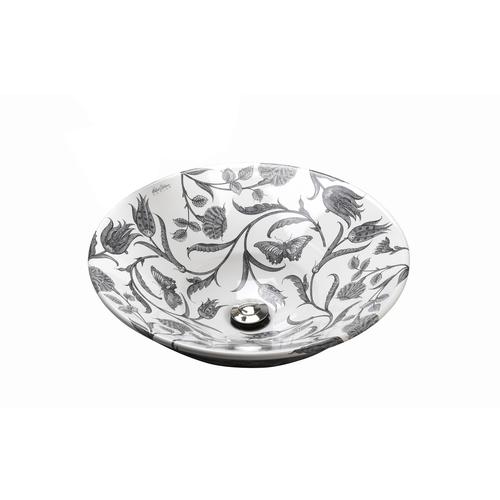 KOHLER Artist Editions Conical Bell Botanical Study Vessel Round