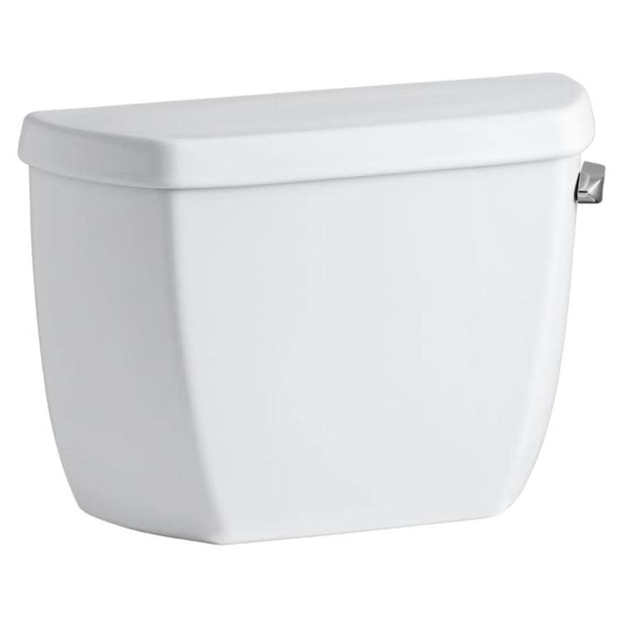 KOHLER Wellworth White 1.28-GPF Single-Flush High-Efficiency Toilet ...