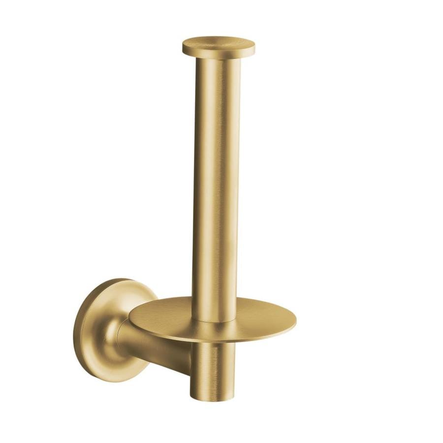 KOHLER Purist Vibrant Moderne Brushed Gold Surface Mount Single Post   650531873552 