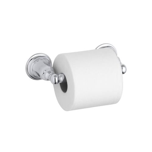 KOHLER Kelston Polished Chrome Wall Mount Spring-Loaded Toilet Paper ...