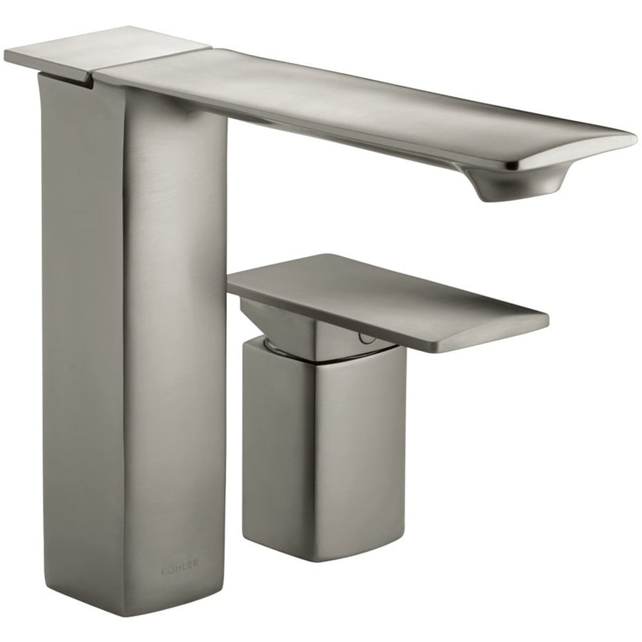 Shop KOHLER Stance Vibrant Brushed Nickel 1-Handle 2-Hole ...