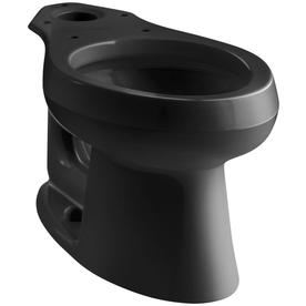 UPC 650531906267 product image for KOHLER Wellworth Standard Height Black Black 12-in Rough-In Elongated Toilet Bow | upcitemdb.com