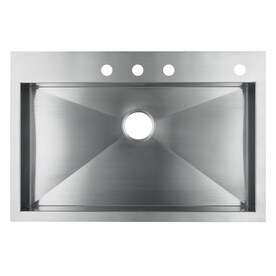 UPC 650531913302 product image for KOHLER Vault 18-Gauge Single-Basin Drop-In Stainless Steel Kitchen Sink | upcitemdb.com