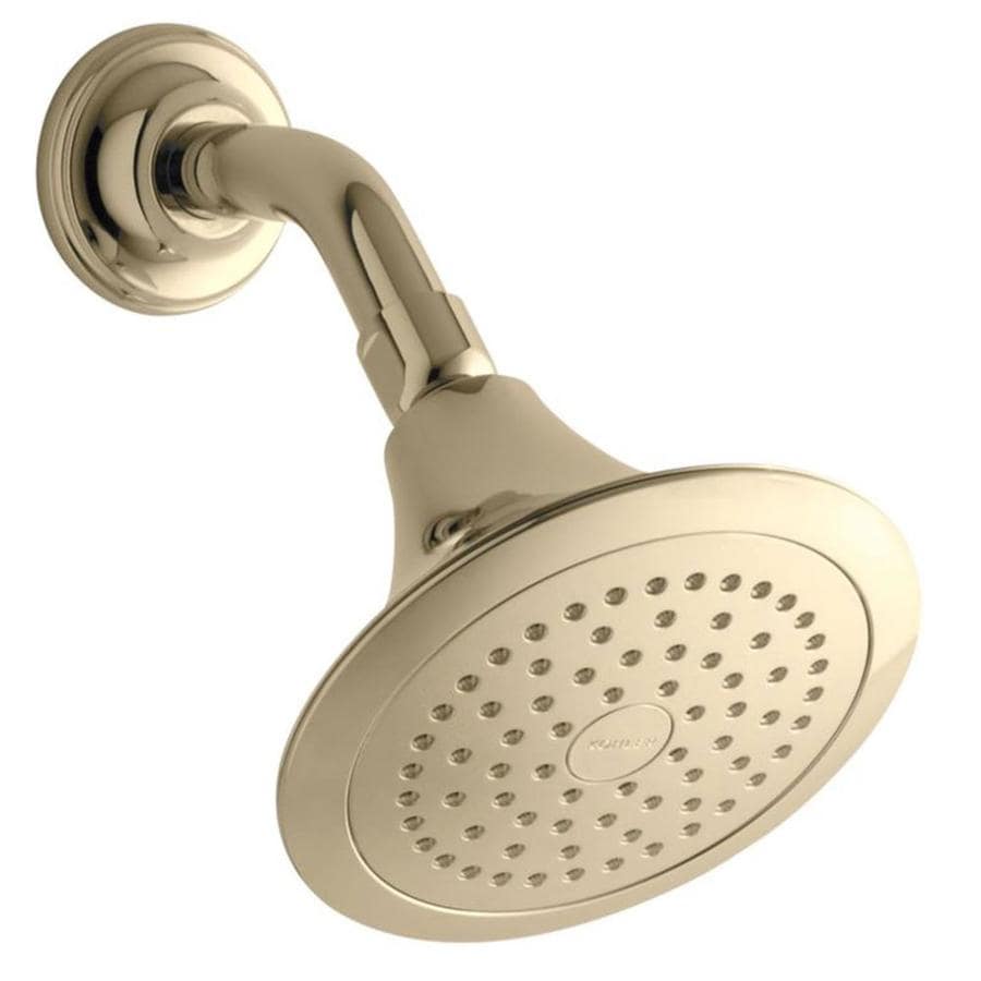 KOHLER Forte Vibrant French Gold 1Spray Shower Head at