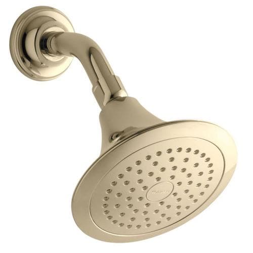 KOHLER Forte Vibrant French Gold 1 Spray Shower Head 2 5 GPM 9 5 LPM   650531934949xl 