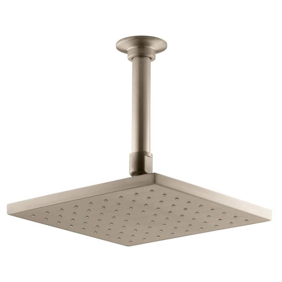 KOHLER Contemporary Vibrant Brushed Bronze 1-Spray Rain ...