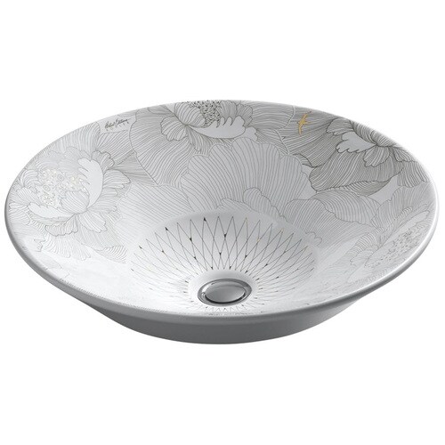 KOHLER Artist Editions Conical Bell Empress Bouquet DropIn Oval