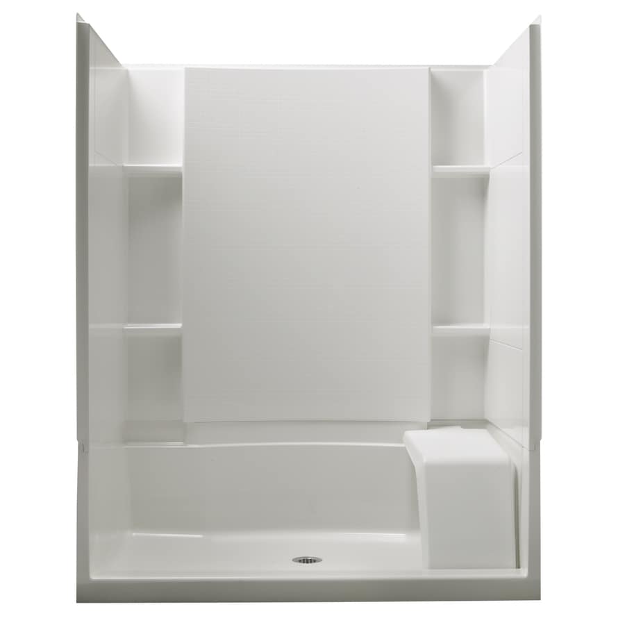 Sterling Accord White Shower Wall Surround Side and Back ...