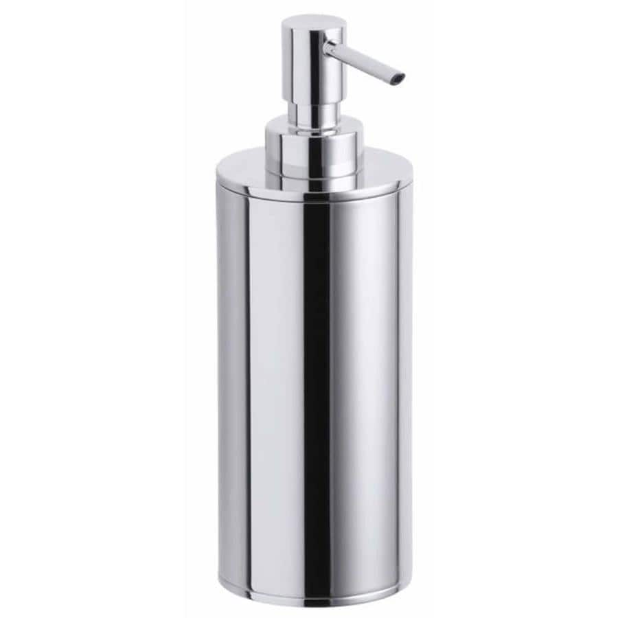 KOHLER Purist Polished Chrome Soap and Lotion Dispenser at