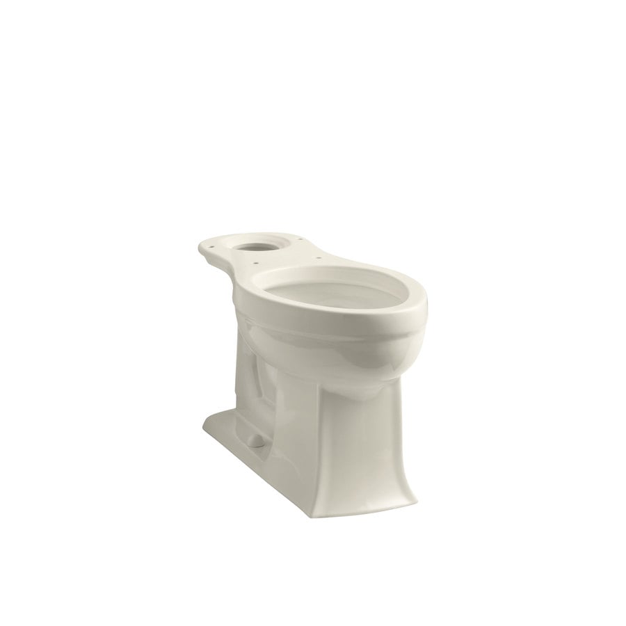 KOHLER Archer Almond Elongated Chair Height Toilet Bowl at