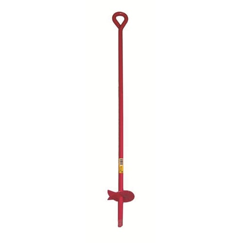 Proforce Red Powder Coated Steel Storage Shed Anchor at Lowes.com