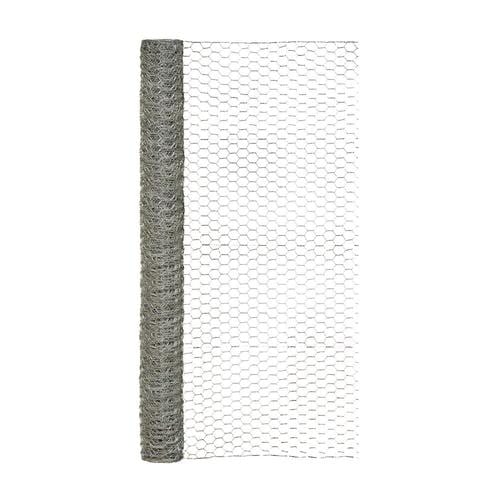 Garden Zone Actual 25 Ft X 4 Ft Steel Chicken Wire Rolled