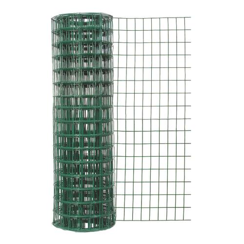 Garden Zone 50-ft x 4-ft Green PVC Coated Steel Welded Wire Garden