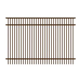 Bronze Aluminum Fence Panels At Lowes Ironcraft Actual 4 Ft X 6 Cheshire Bronze Powder