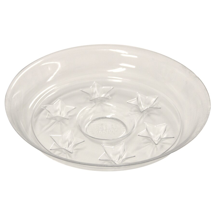 10in Clear Plastic Plant Saucer at