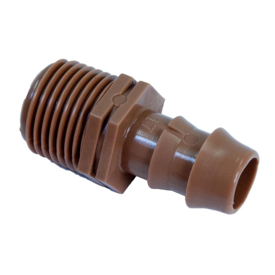 Agrifim 10Pack 17Mm Acetal Drip Irrigation Male Adapters in the Drip