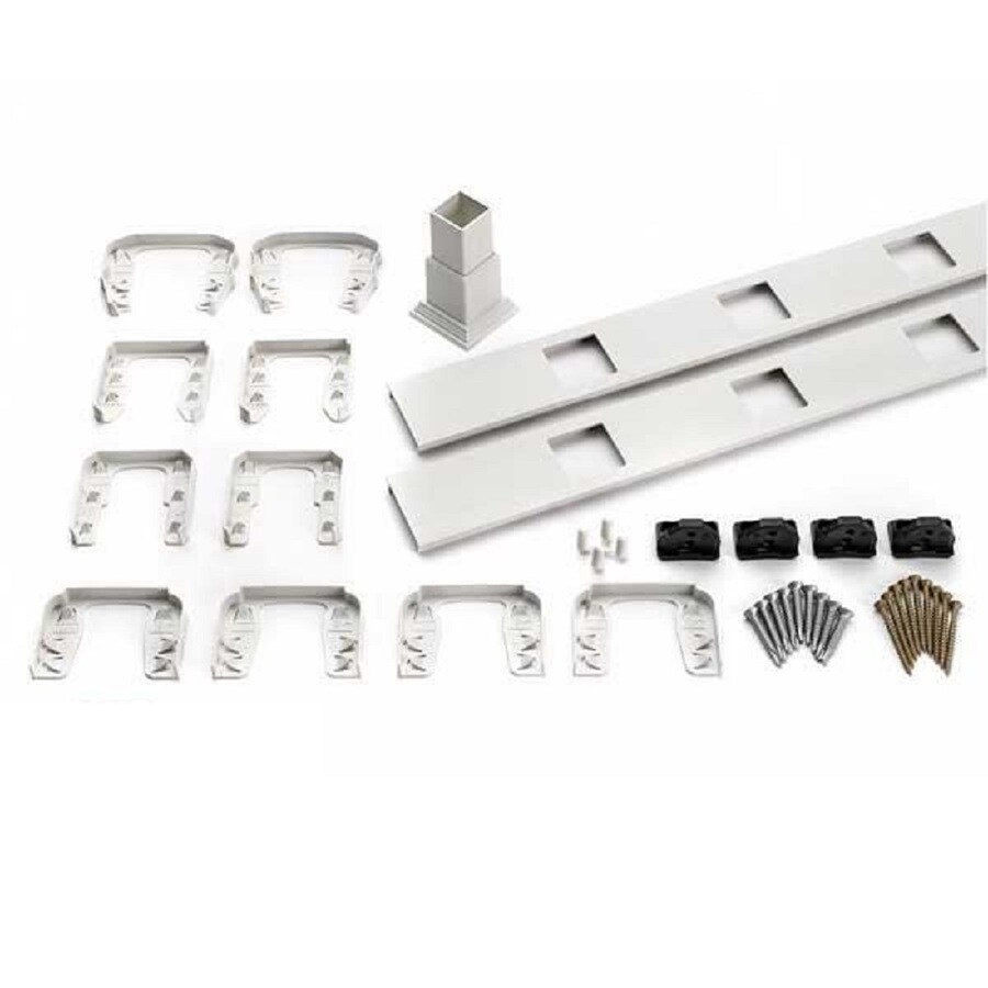 Trex Transcend Classic White Composite Deck Railing Completer Kit at ...