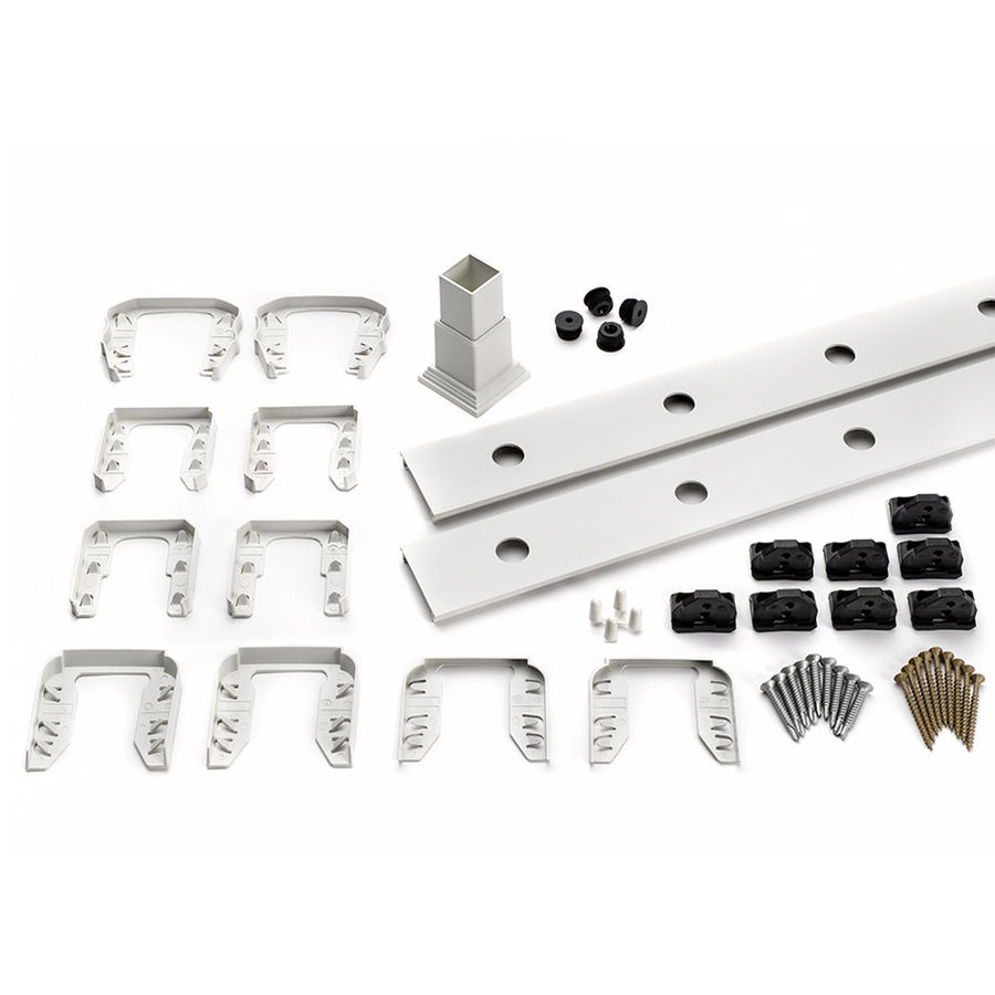 Trex 808342 Transcend Classic White Composite Deck Railing Completer Kit