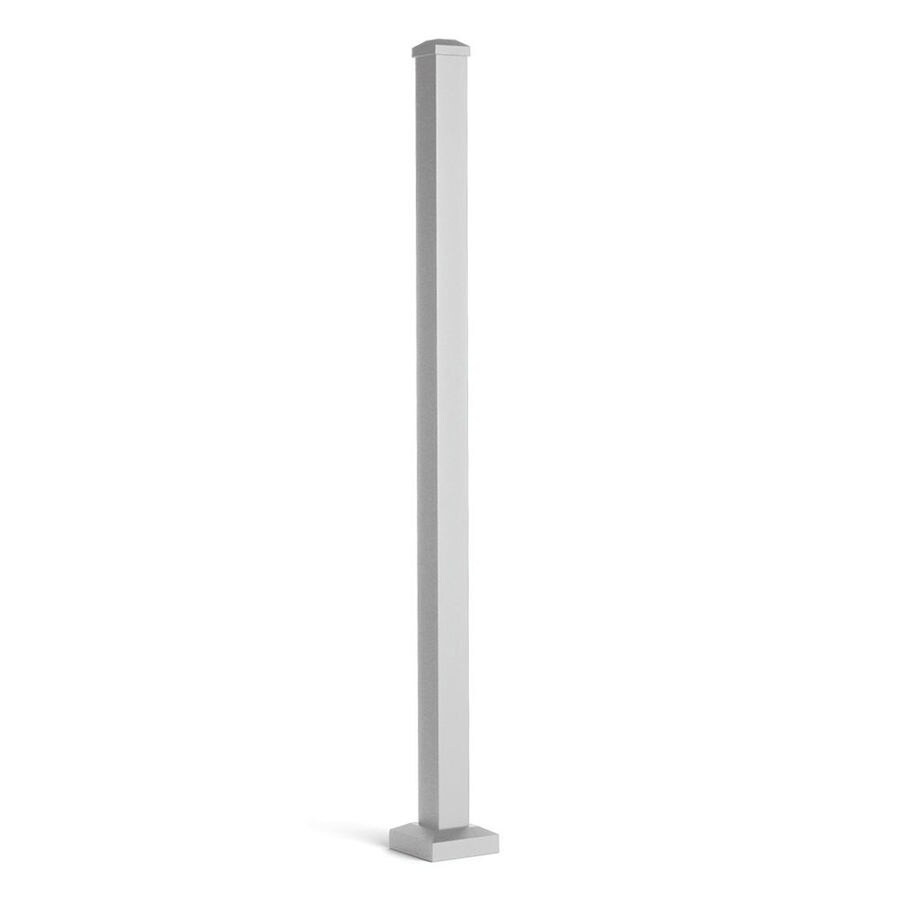 Trex Signature Railing 2.5-in x 2.5-in x 3-1/4-ft Charcoal Black Aluminum Deck Post