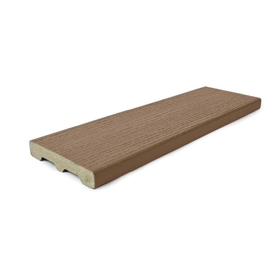 Style Selections 8-ft Natural Brown Composite Fascia Deck Board At ...