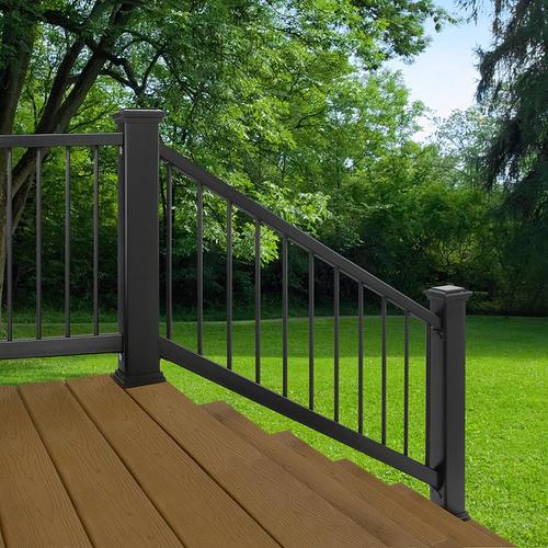 Trex Embled 6 Ft X 3 Enhance Charcoal Black Composite Trex Embled 6 Ft X 3 Enhance Charcoal Black Composite